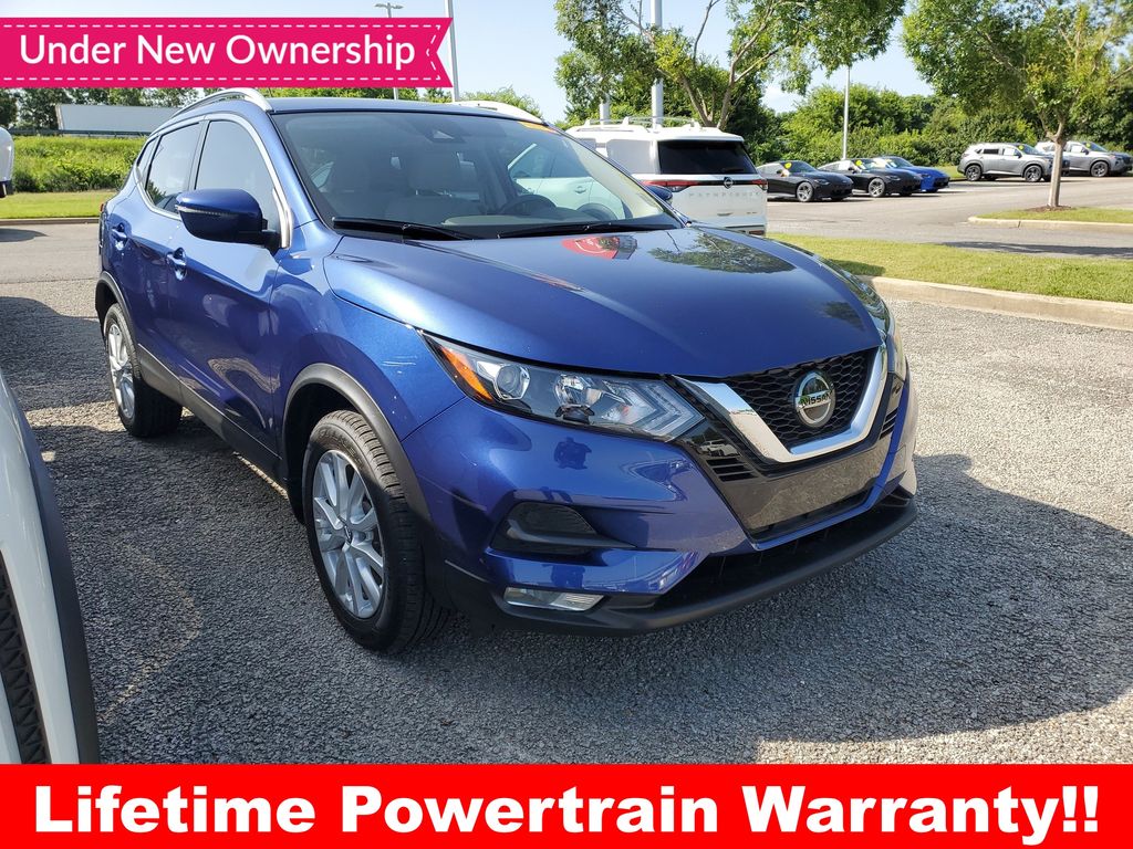 Caspian Blue Metallic 2021 Nissan Rogue Sport SUV / Crossover Front-Wheel Drive Continuously Variable Transmission