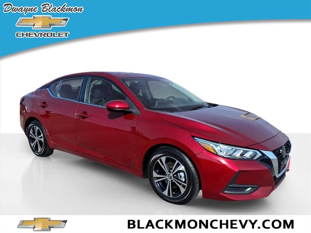 Red (Scarlet Ember Tintcoat) 2023 Nissan Sentra SV FWD Sedan Front-Wheel Drive Continuously Variable Transmission