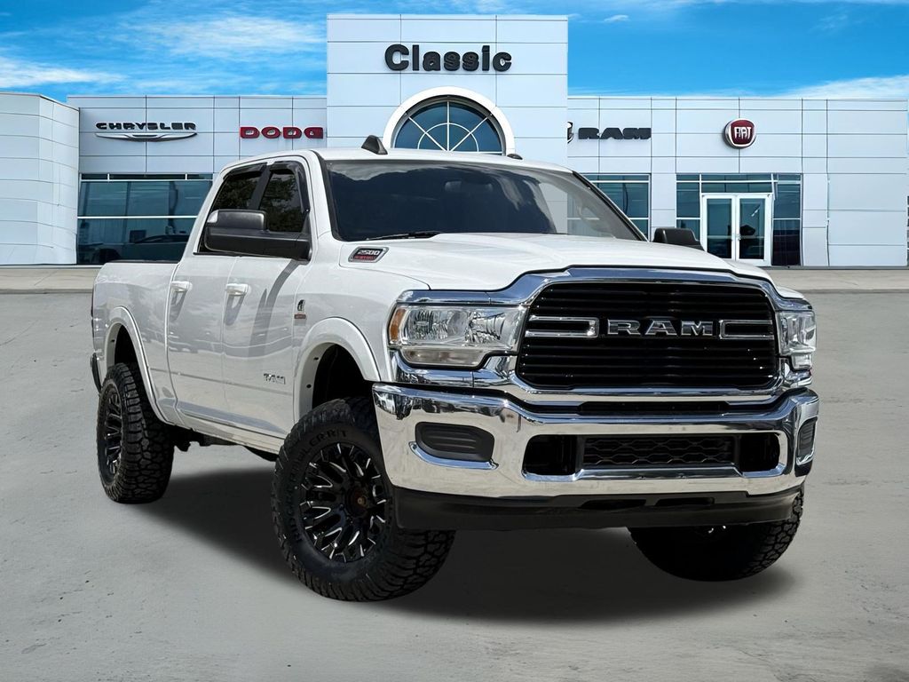 Bright White Clearcoat 2021 RAM 2500 Pickup Truck Four-Wheel Drive 6-Speed Automatic