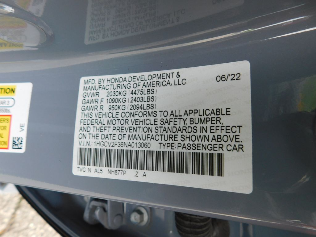 2022 Honda Accord Sport 10