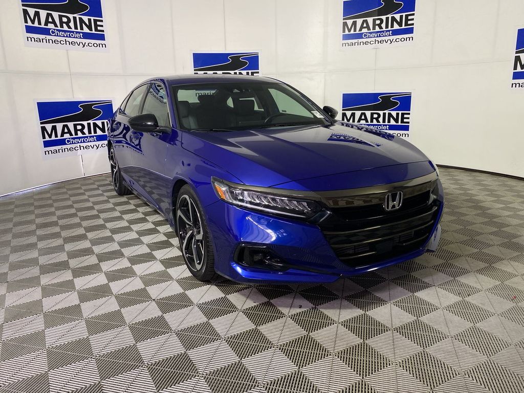 Still Night Pearl 2022 Honda Accord Sedan Front-Wheel Drive Continuously Variable Transmission