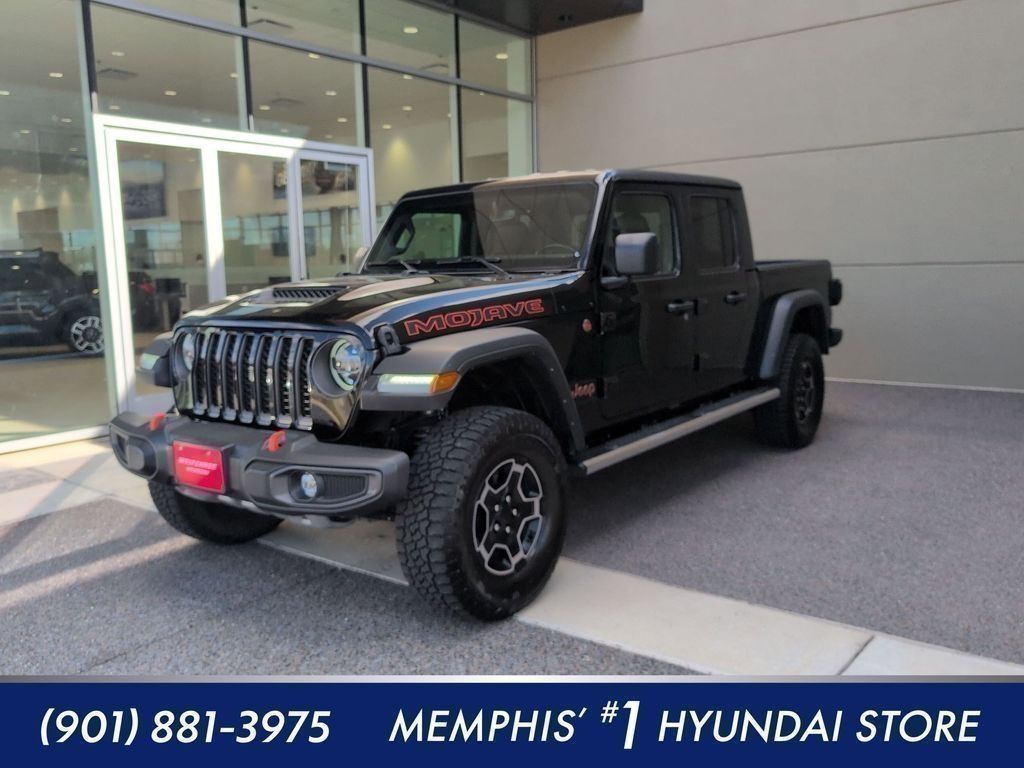 Black Clearcoat 2021 Jeep Gladiator Mojave Crew Cab 4WD Pickup Truck Four-Wheel Drive 8-Speed Automatic