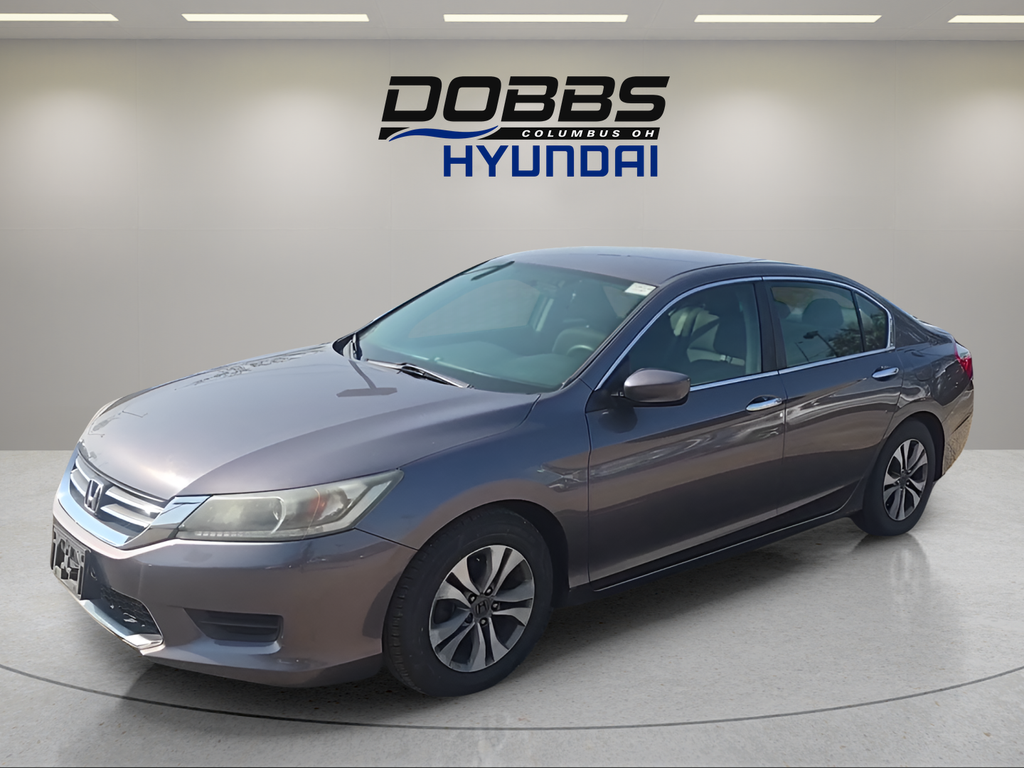 Gray (Modern Steel Metallic) 2014 Honda Accord Sedan Front-Wheel Drive Continuously Variable Transmission