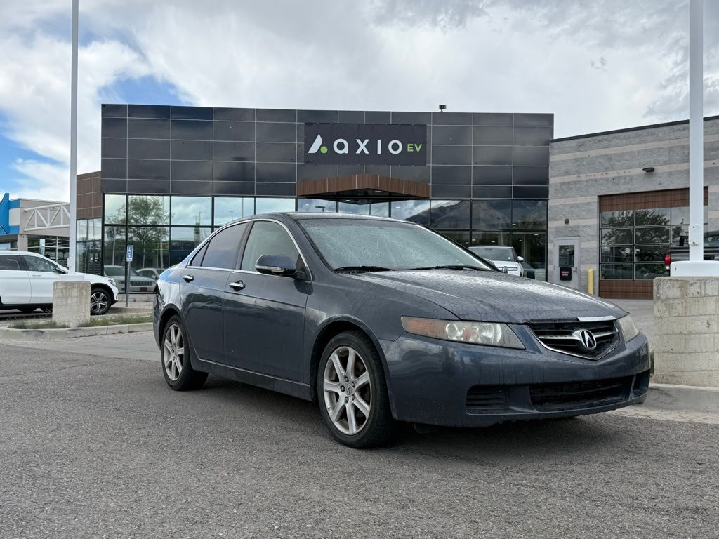 Black 2004 Acura TSX Sedan FWD Sedan Front-Wheel Drive 5-Speed Automatic