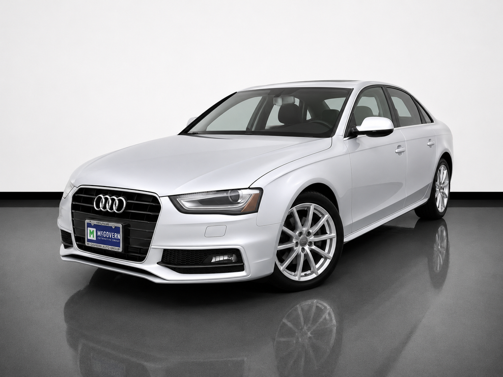 Alpine Silver 2014 Audi A4 Sedan All-Wheel Drive 8-Speed Automatic