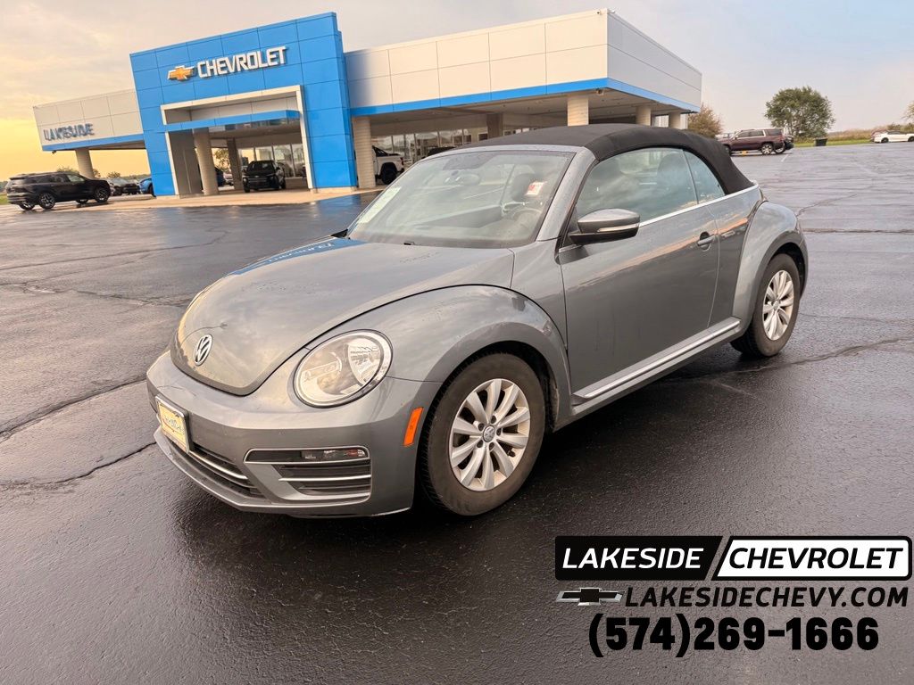 Gray 2018 Volkswagen Beetle Convertible Front-Wheel Drive 6-Speed Automatic