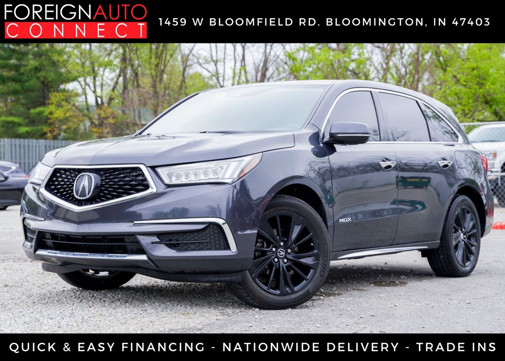 Black 2020 Acura MDX SH-AWD with Technology Package SUV / Crossover All-Wheel Drive 9-Speed Automatic