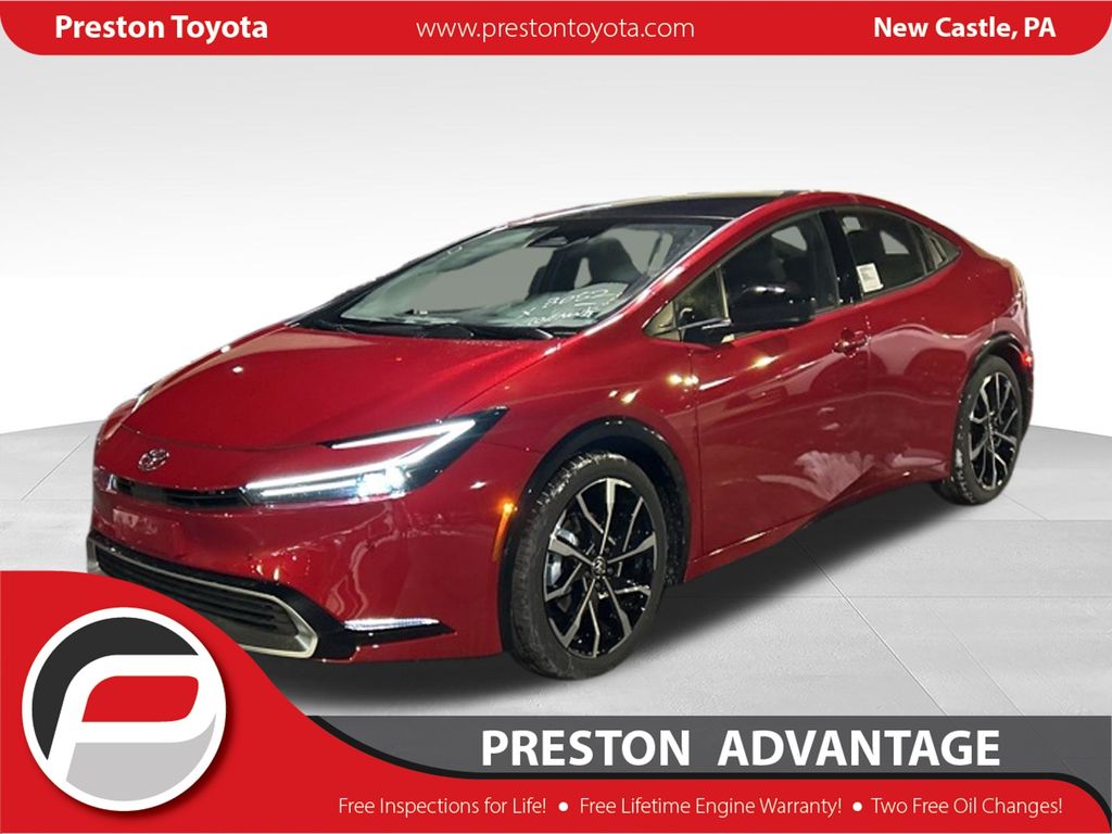 Red 2026 Toyota Prius Plug-In Hybrid XSE Premium FWD Hatchback Front-Wheel Drive Continuously Variable Transmission