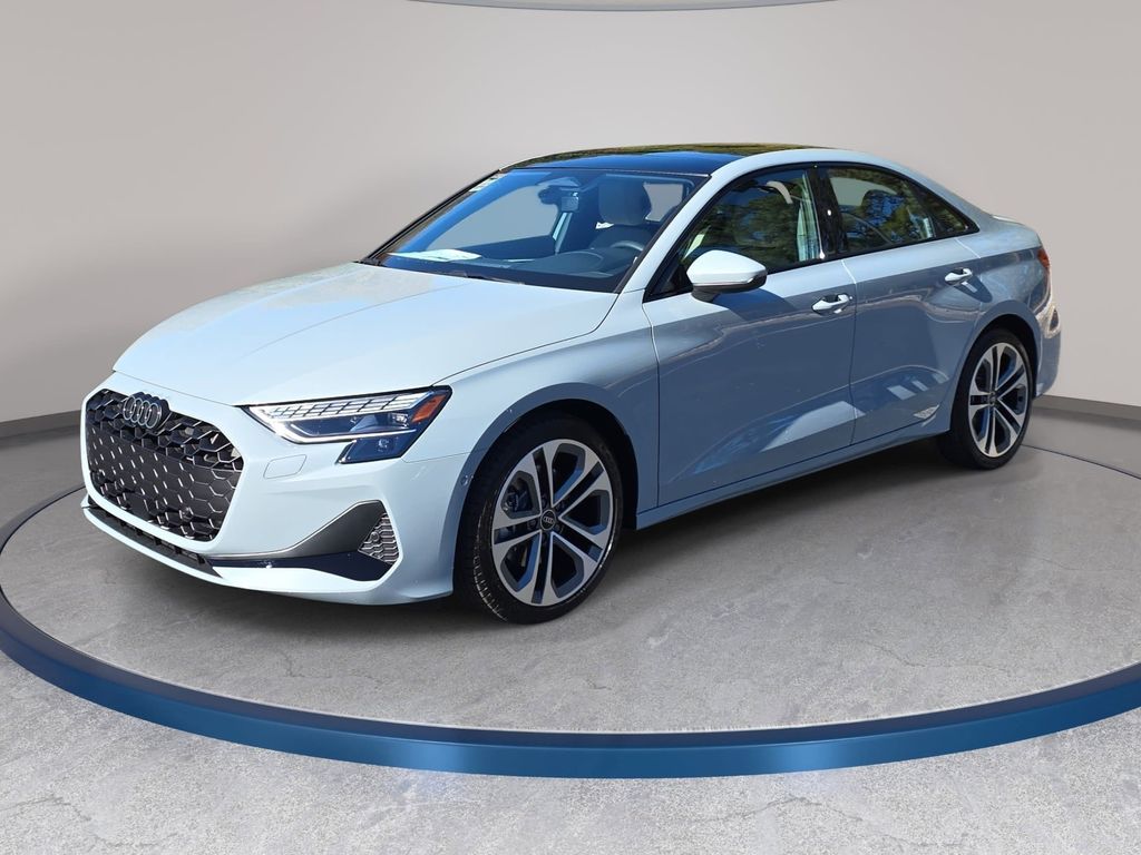 Arrow Gray Pearl Effect 2026 Audi A3 quattro Premium 40 TFSI Sedan All-Wheel Drive 7-Speed Automatic