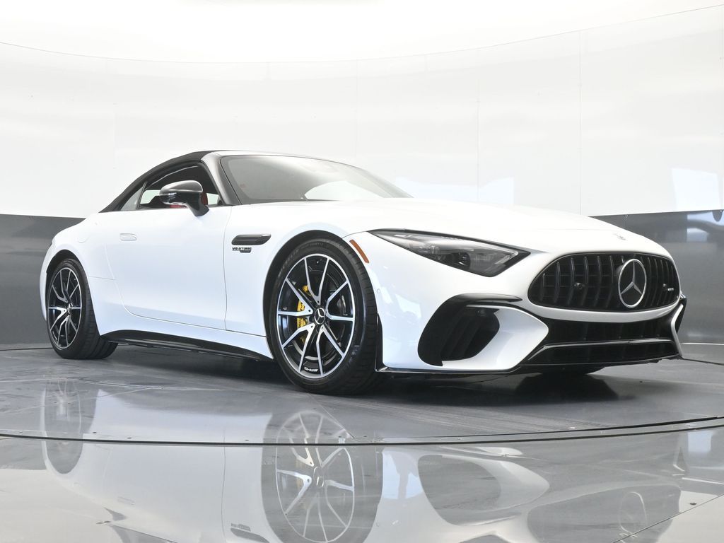 Used 2022 White Mercedes-Benz SL 63 AMG® image 72