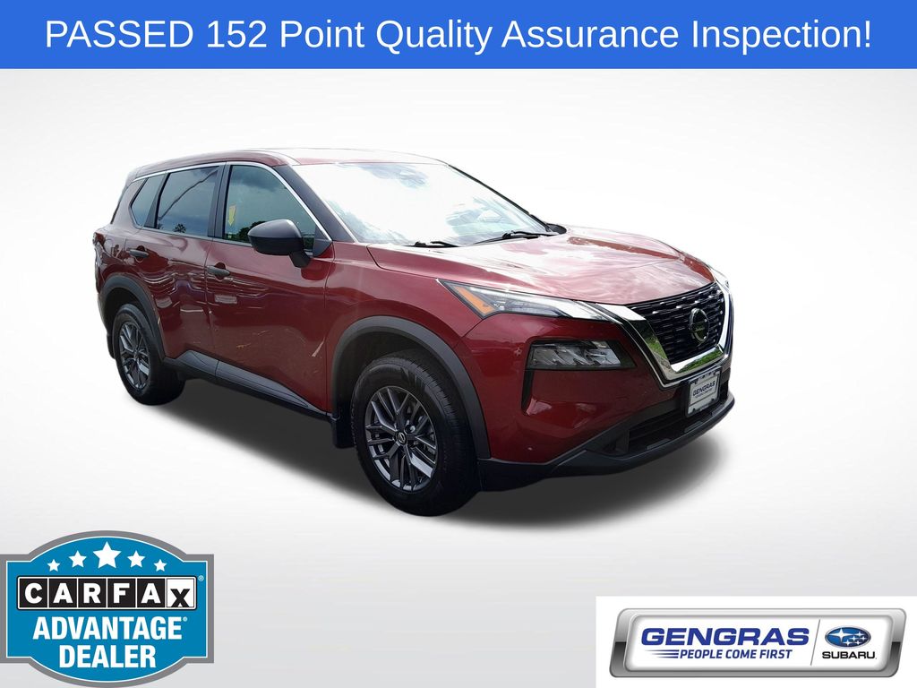 Red (Scarlet Ember Tintcoat) 2021 Nissan Rogue SUV / Crossover All-Wheel Drive Continuously Variable Transmission