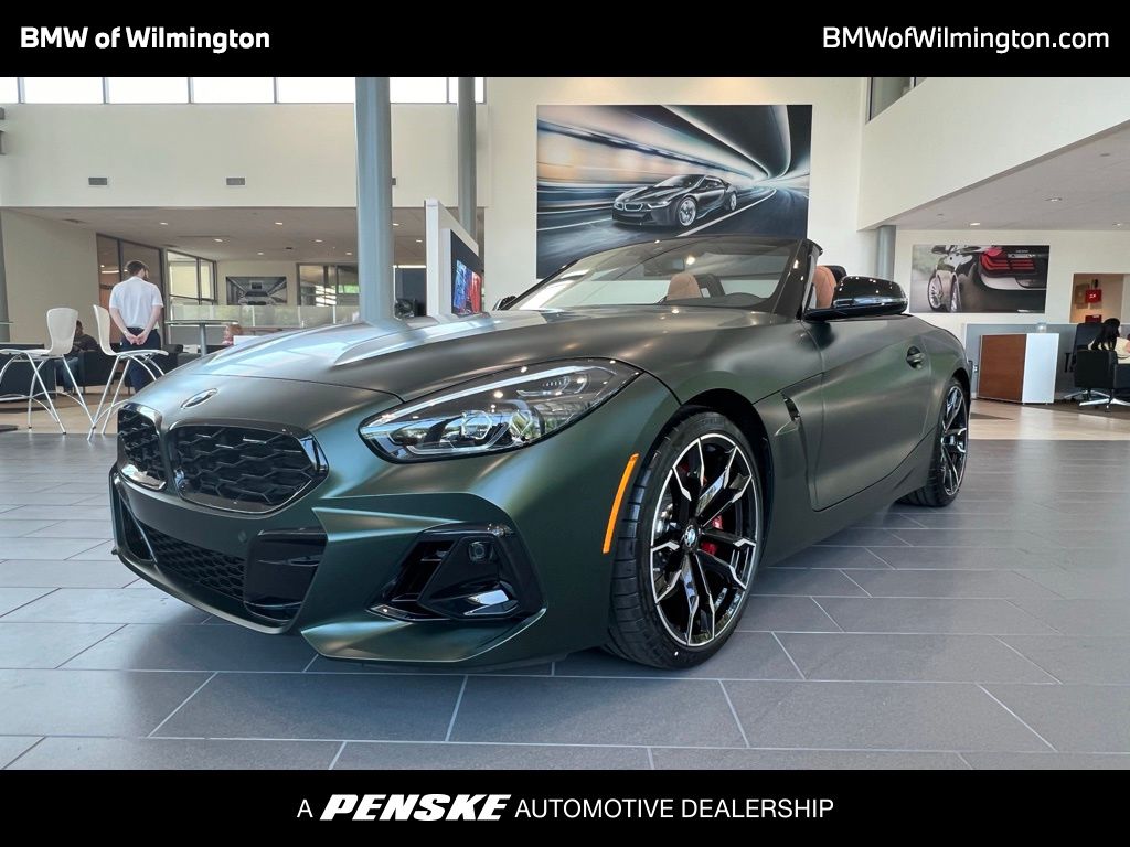Frozen Deep Green Metallic 2026 BMW Z4 M40i RWD Convertible Rear-Wheel Drive 8-Speed Automatic