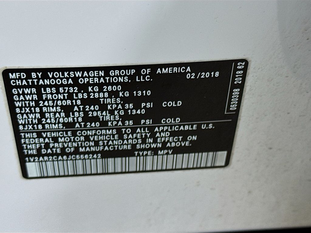 Used Car 2018 Volkswagen Atlas  S For Sale Under $15,000 In Austin, Texas