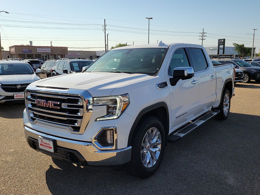 2021 GMC Sierra 1500 SLT White at Brown Buick GMC