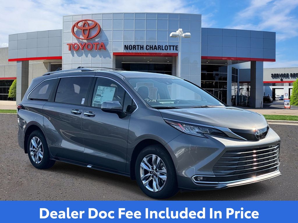 Heavy Metallic 2026 Toyota Sienna Minivan Front-Wheel Drive Continuously Variable Transmission