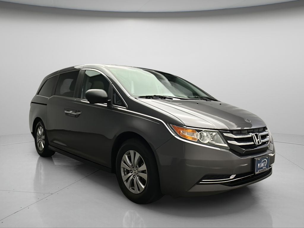 Gray (Modern Steel Metallic) 2014 Honda Odyssey EX-L FWD Minivan Front-Wheel Drive 6-Speed Automatic