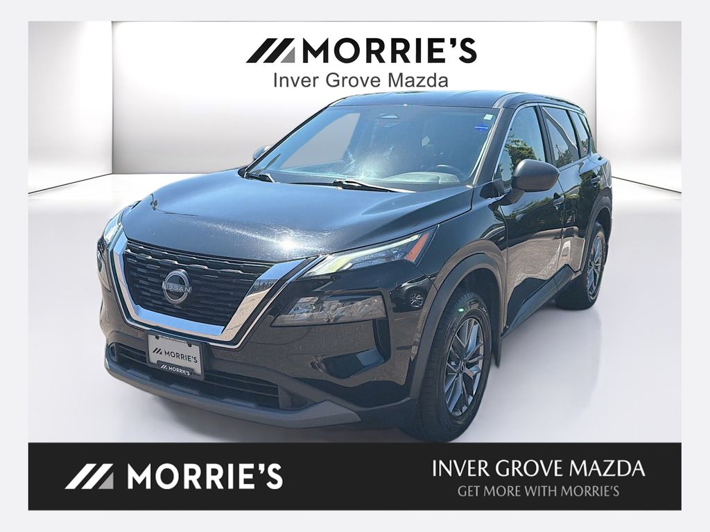 Super Black 2023 Nissan Rogue SUV / Crossover All-Wheel Drive Continuously Variable Transmission