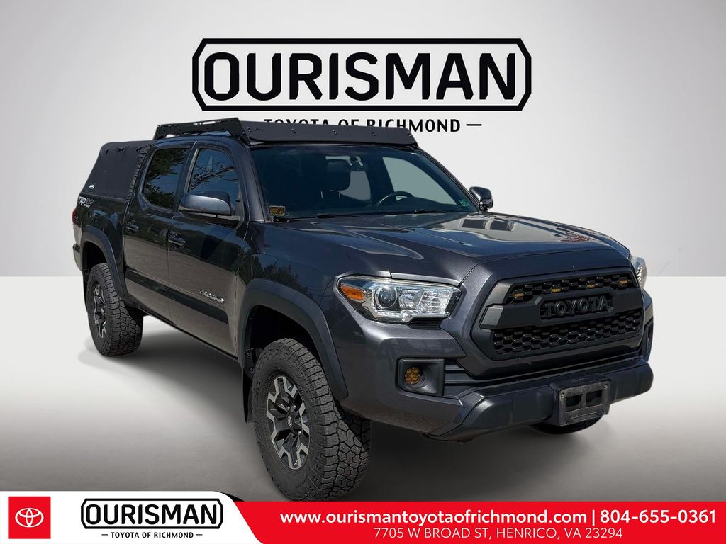 Magnetic Gray Metallic 2017 Toyota Tacoma TRD Off Road V6 Double Cab 4WD Pickup Truck Four-Wheel Drive 6-Speed Automatic