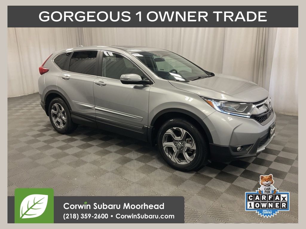 Lunar Silver Metallic 2018 Honda CR-V SUV / Crossover All-Wheel Drive Continuously Variable Transmission