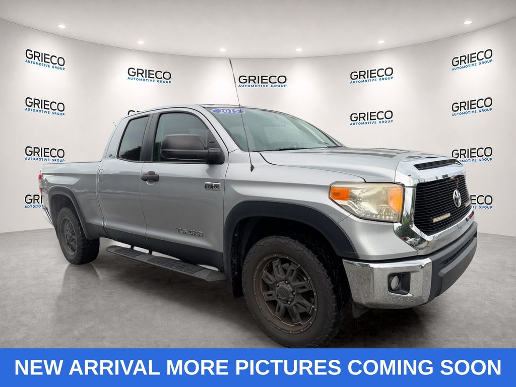 Silver Sky Metallic 2015 Toyota Tundra Pickup Truck 4X2 6-Speed Automatic Overdrive