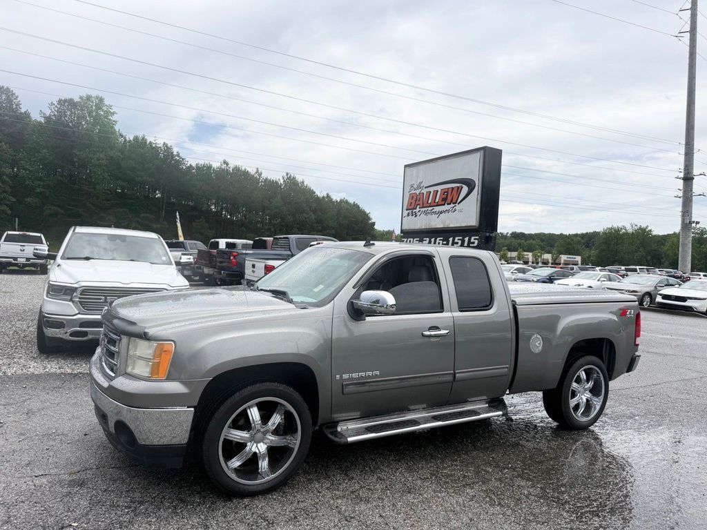 Steel Gray Metallic 2008 GMC Sierra 1500 Pickup Truck 4X2 4-Speed Automatic Overdrive