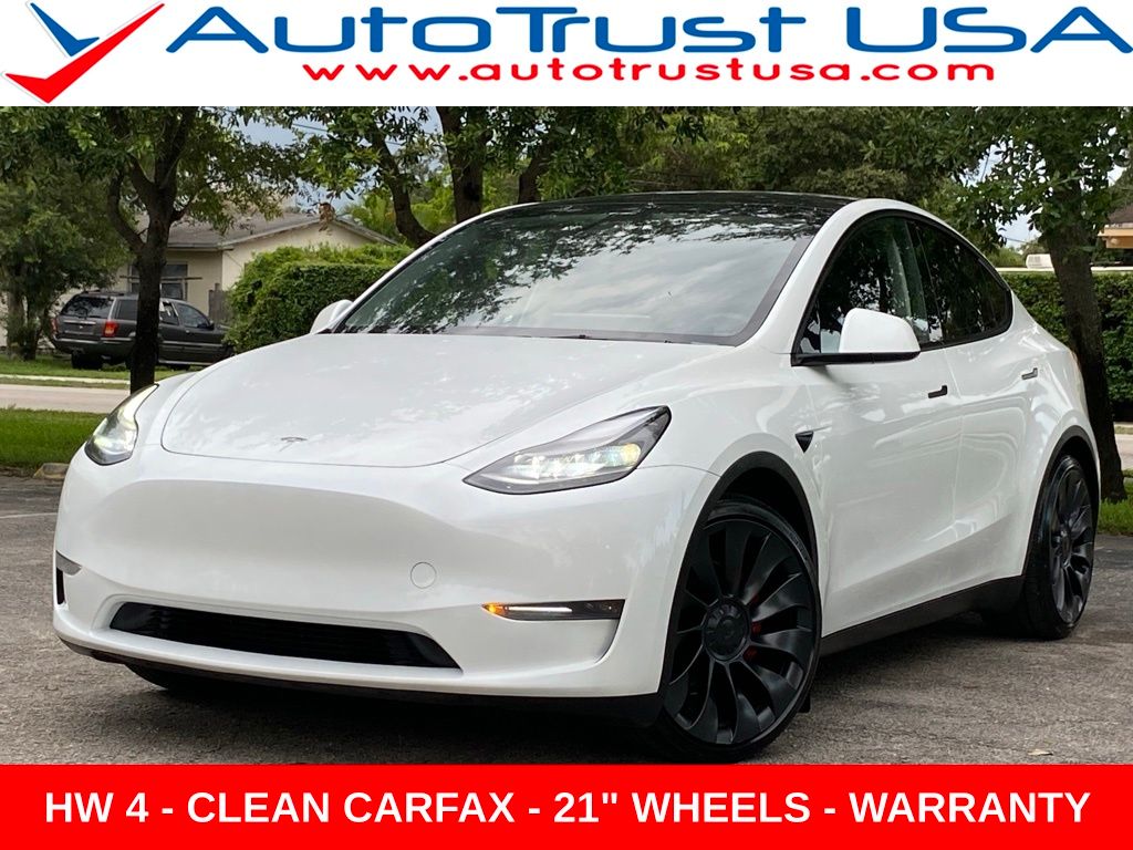 Pearl White Multi-Coat 2024 Tesla Model Y SUV / Crossover All-Wheel Drive 1-Speed Automatic