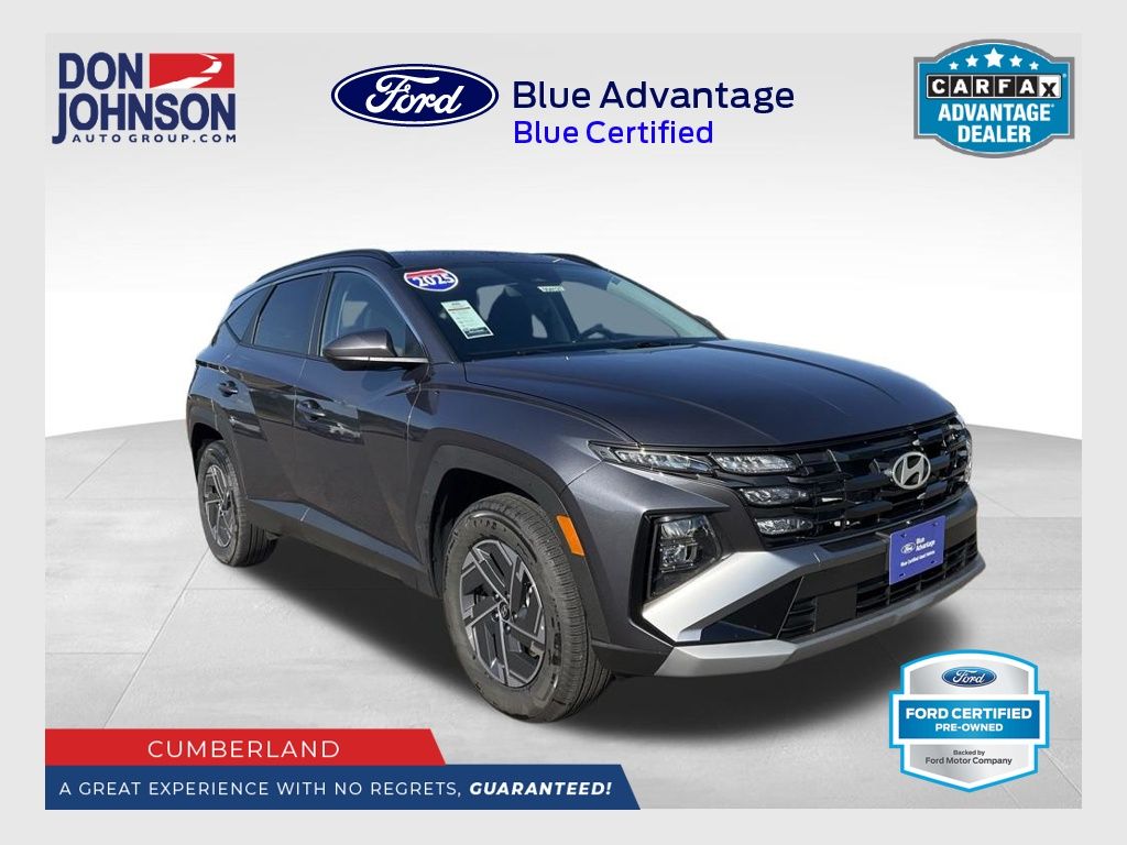 Titanium Gray 2025 Hyundai Tucson Hybrid SUV / Crossover All-Wheel Drive 6-Speed Automatic