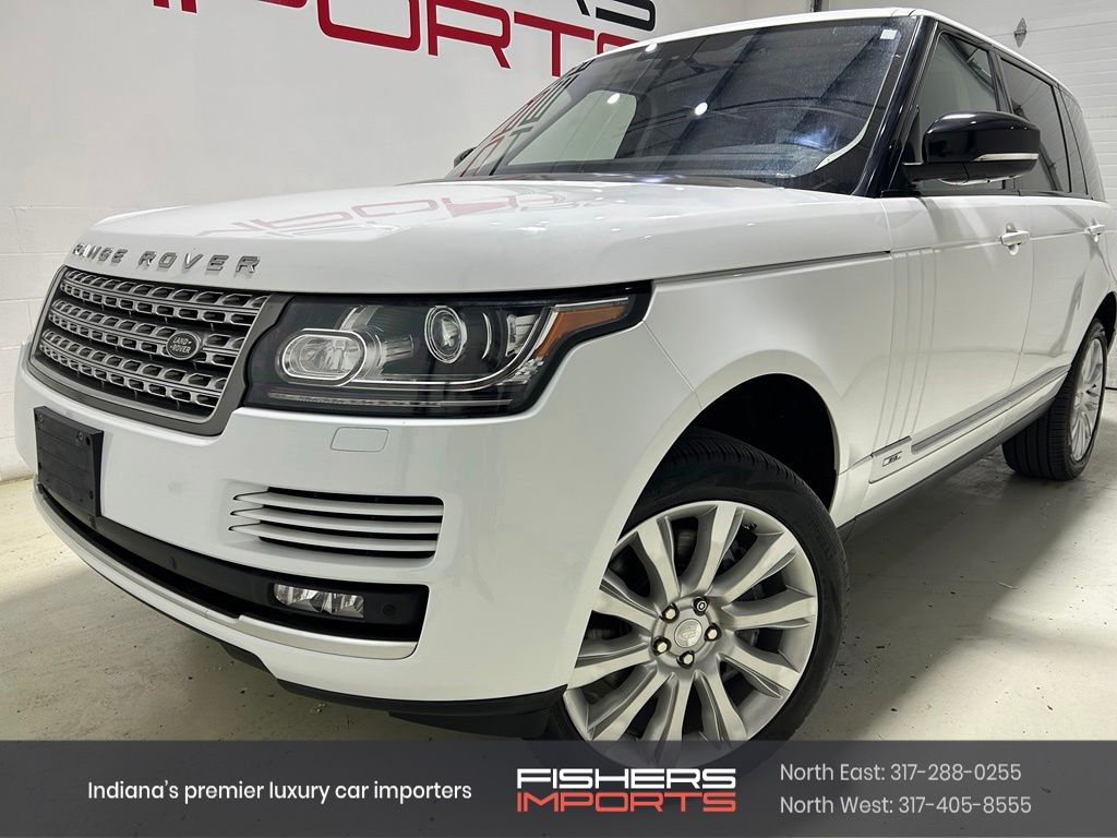 White 2016 Land Rover Range Rover SUV / Crossover All-Wheel Drive 8-Speed Automatic