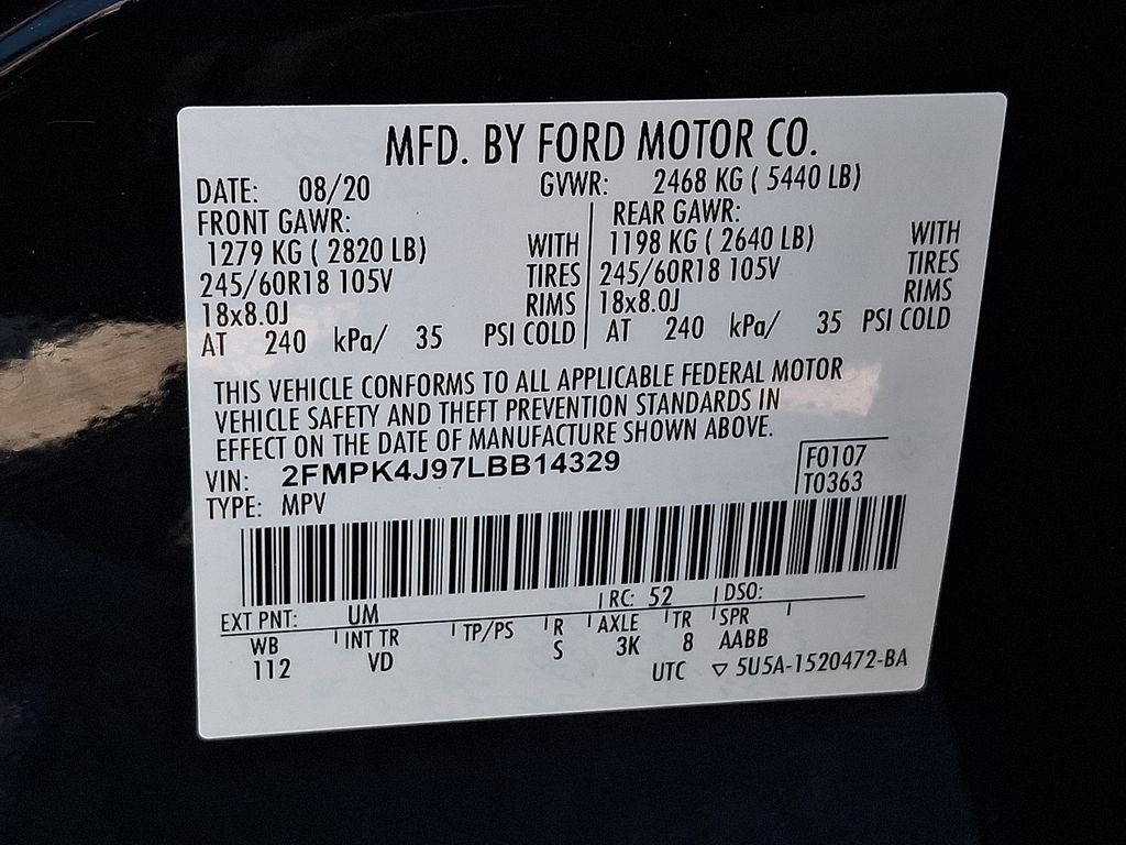 2020 Ford Edge SEL Black at Luther Ford