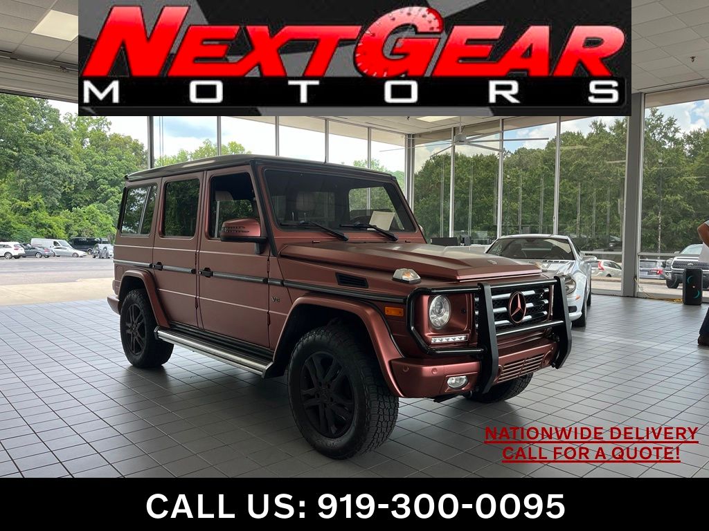 Capri Blue Metallic 2015 Mercedes-Benz G-Class SUV / Crossover All-Wheel Drive 7-Speed Automatic