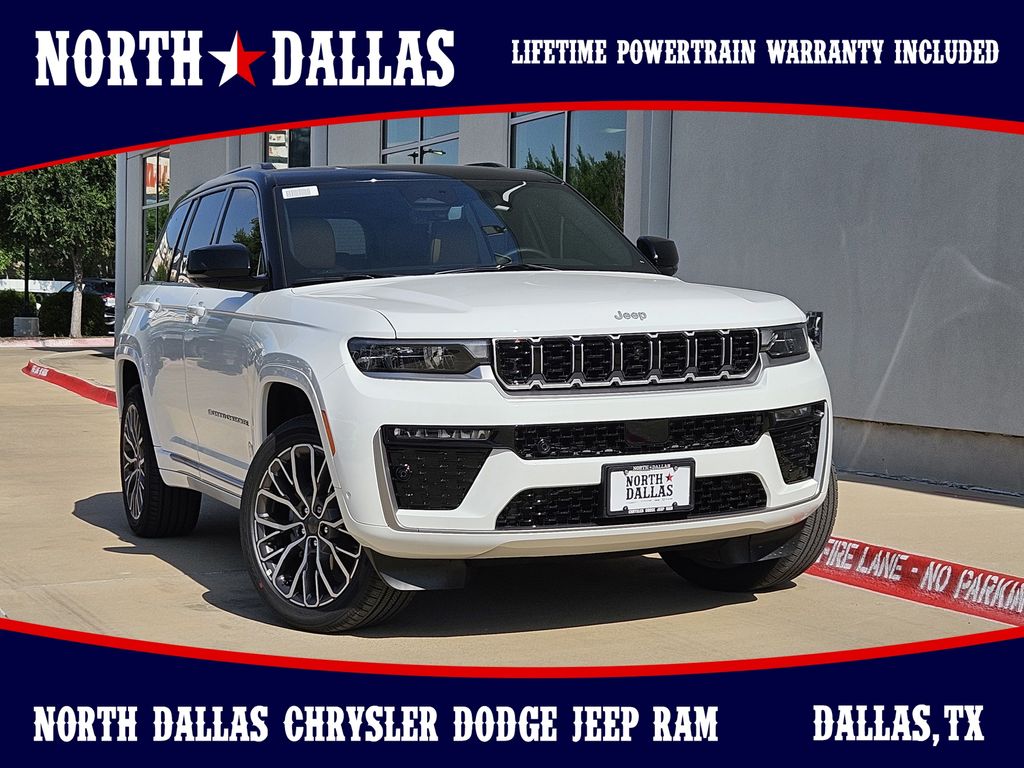 Bright White Clearcoat 2026 Jeep Grand Cherokee SUV / Crossover Four-Wheel Drive 8-Speed Automatic