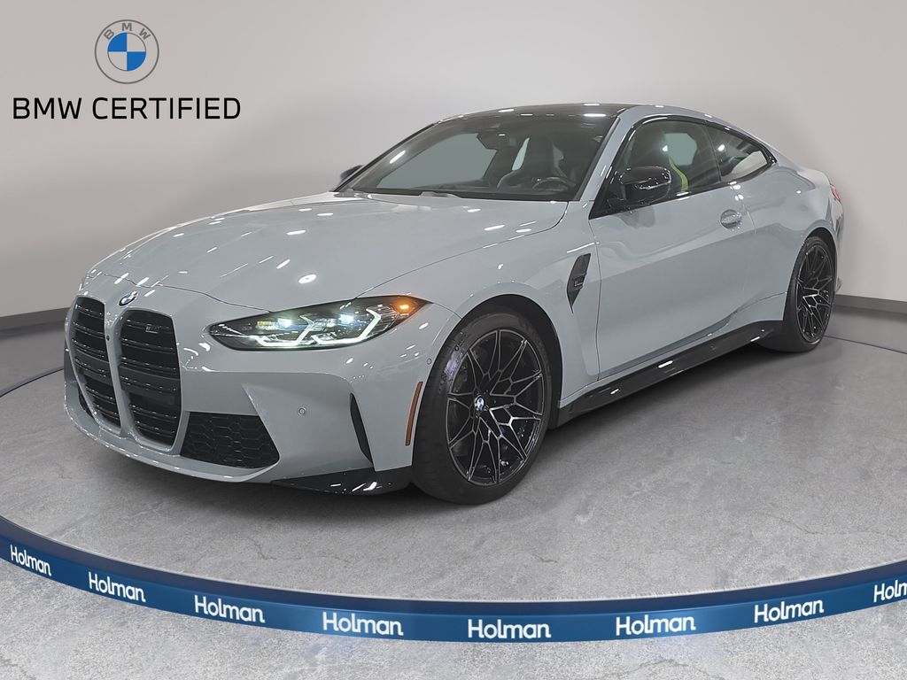 Brooklyn Gray Metallic 2024 BMW M4 Coupe All-Wheel Drive 8-Speed Automatic