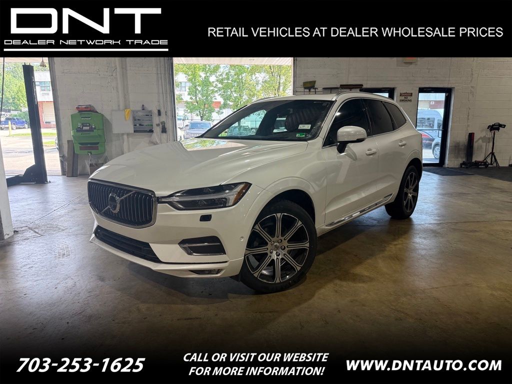 Crystal White 2020 Volvo XC60 SUV / Crossover Front-Wheel Drive Automatic
