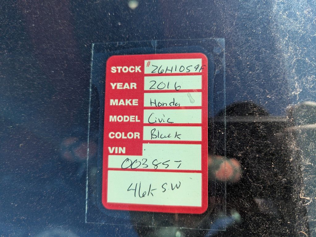 used 2016 Honda Civic car, priced at $15,991