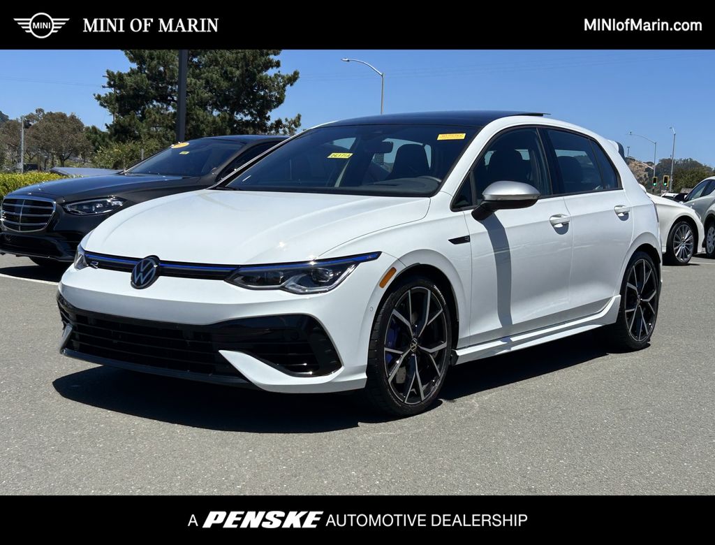 Pure White 2024 Volkswagen Golf R 4Motion Hatchback All-Wheel Drive 7-Speed Dual Clutch