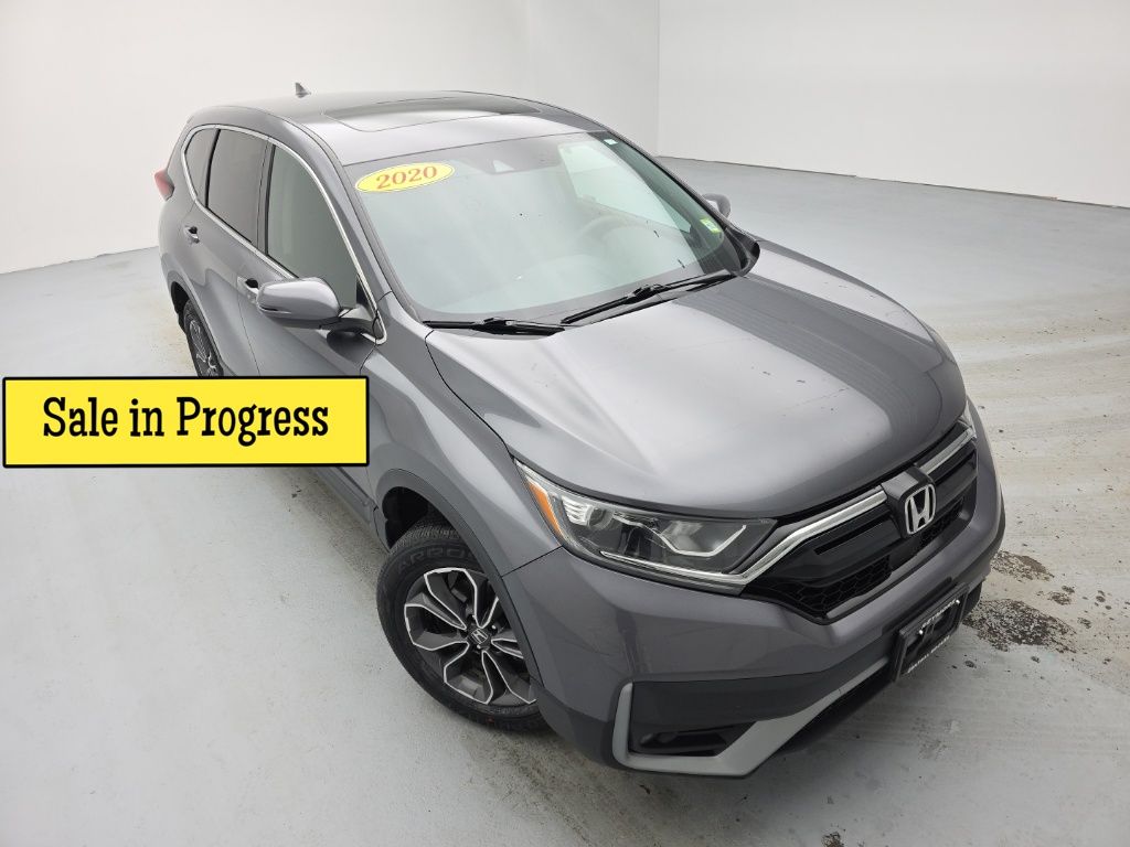 Gray 2020 Honda CR-V EX AWD SUV / Crossover All-Wheel Drive Continuously Variable Transmission