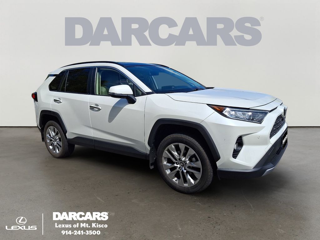 White (Blizzard Pearl) 2019 Toyota RAV4 SUV / Crossover All-Wheel Drive 8-Speed Automatic