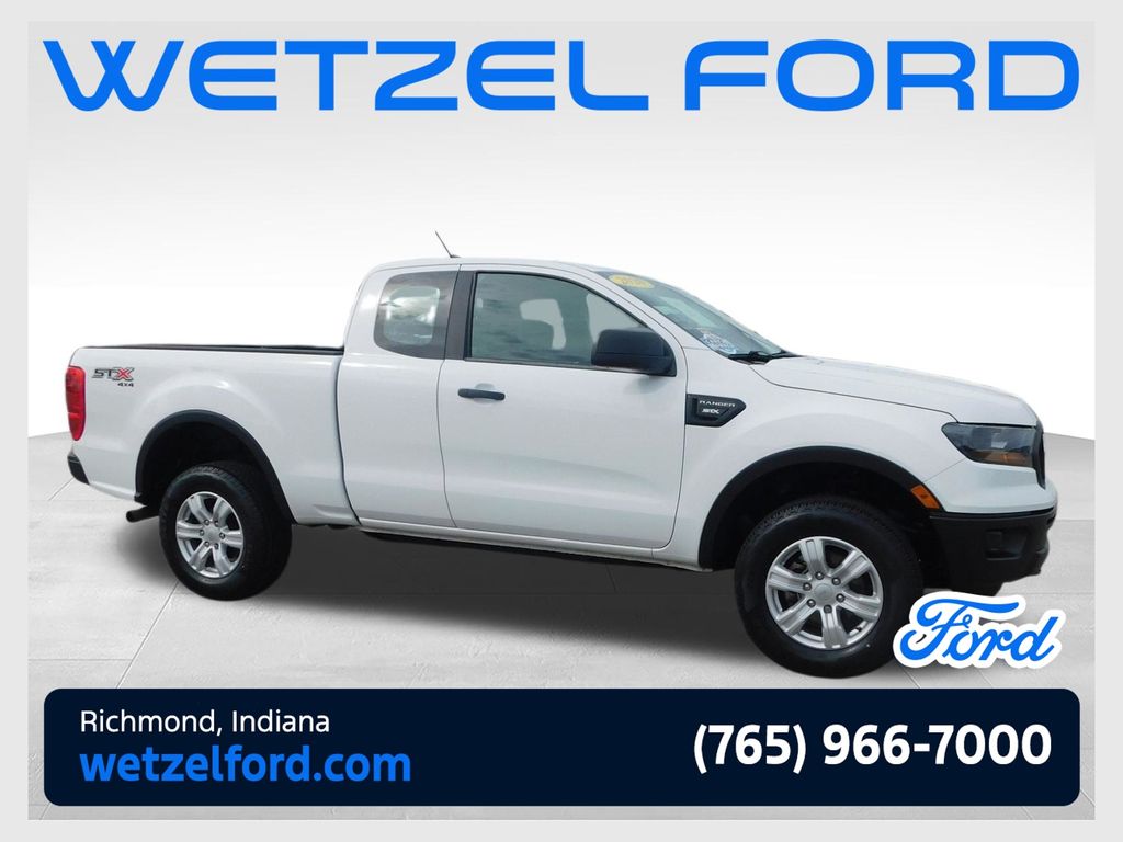 Oxford White 2020 Ford Ranger XL SuperCab 4WD Pickup Truck Four-Wheel Drive Automatic