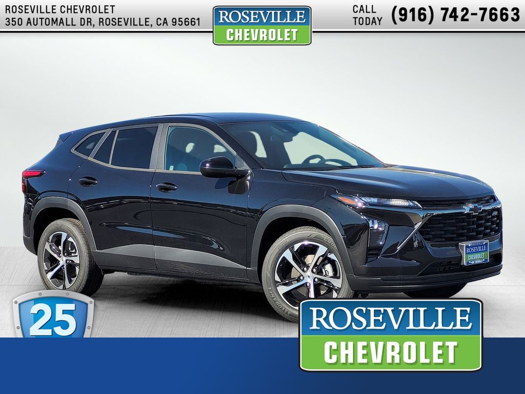 Black Metallic 2026 Chevrolet Trax SUV / Crossover Front-Wheel Drive 6-Speed Automatic