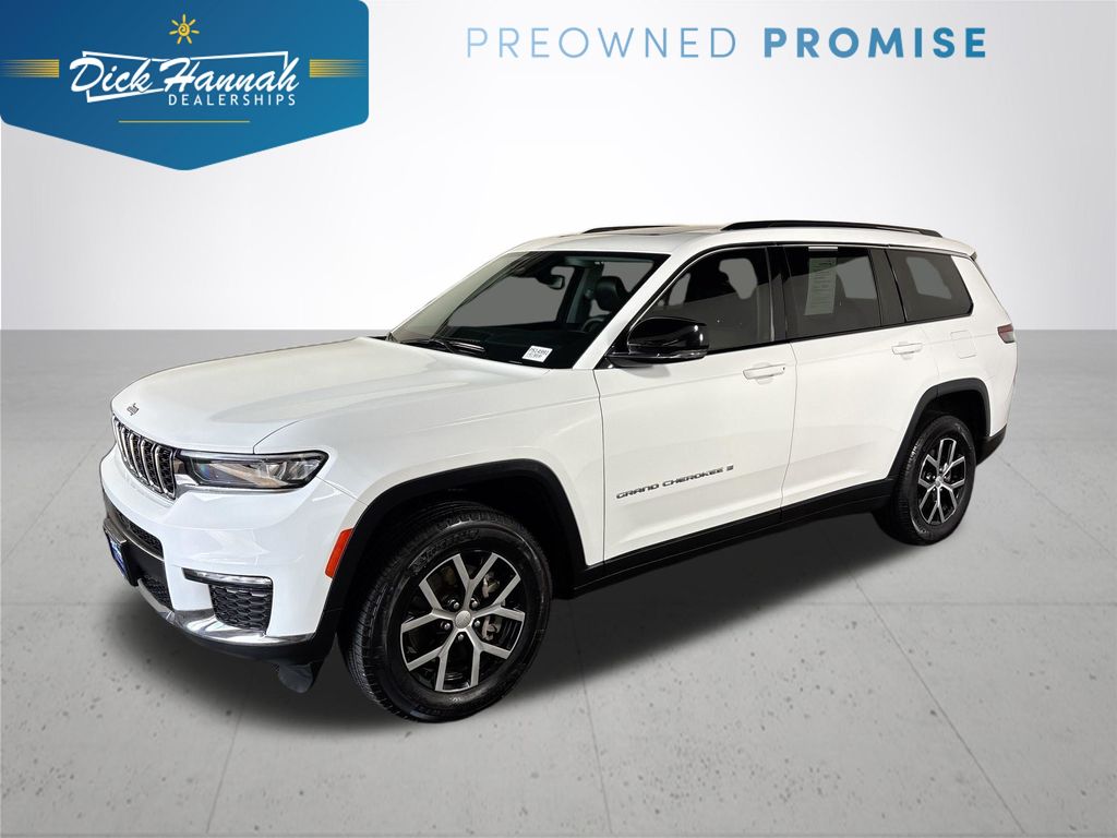 Bright White Clearcoat 2023 Jeep Grand Cherokee L Limited 4WD SUV / Crossover Four-Wheel Drive 8-Speed Automatic