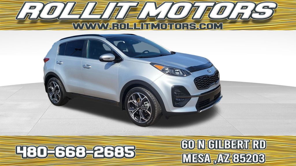 Sparkling Silver 2020 Kia Sportage SUV / Crossover Front-Wheel Drive 6-Speed Automatic Overdrive