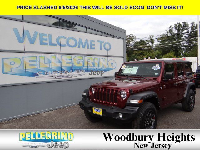 Snazzberry Pearlcoat 2021 Jeep Wrangler Unlimited Sport S 4WD SUV / Crossover Four-Wheel Drive 8-Speed Automatic