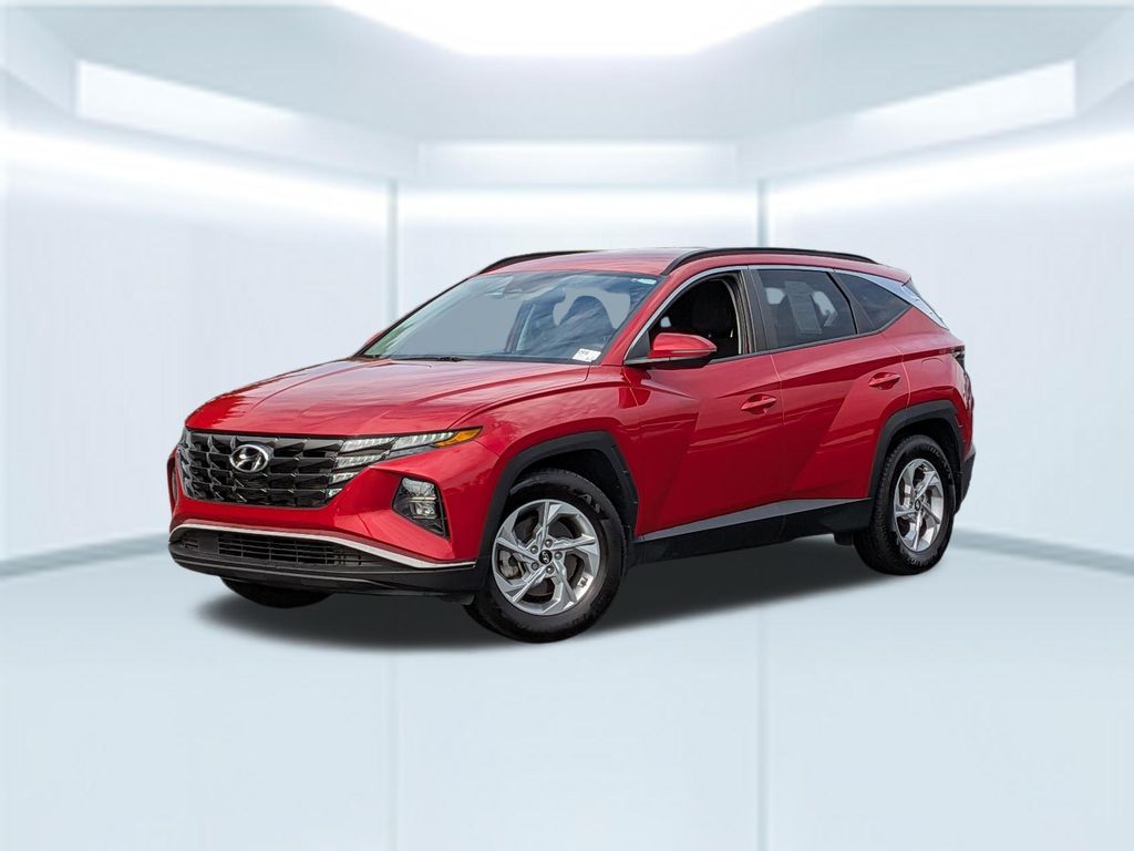Calypso Red 2023 Hyundai Tucson SUV / Crossover Front-Wheel Drive 8-Speed Automatic