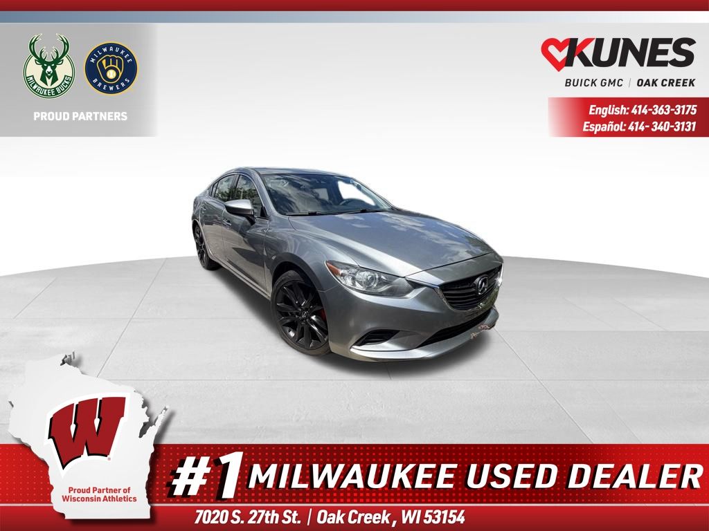 Liquid Silver Metallic 2014 Mazda MAZDA6 i Grand Touring Sedan Front-Wheel Drive 6-Speed Automatic