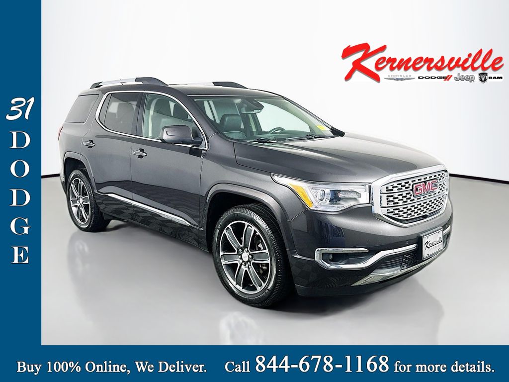 Gray (Iridium Metallic) 2017 GMC Acadia Denali AWD SUV / Crossover Four-Wheel Drive 6-Speed Automatic