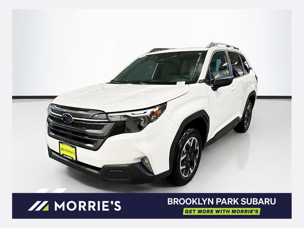 Crystal White Pearl 2026 Subaru Forester SUV / Crossover All-Wheel Drive Continuously Variable Transmission