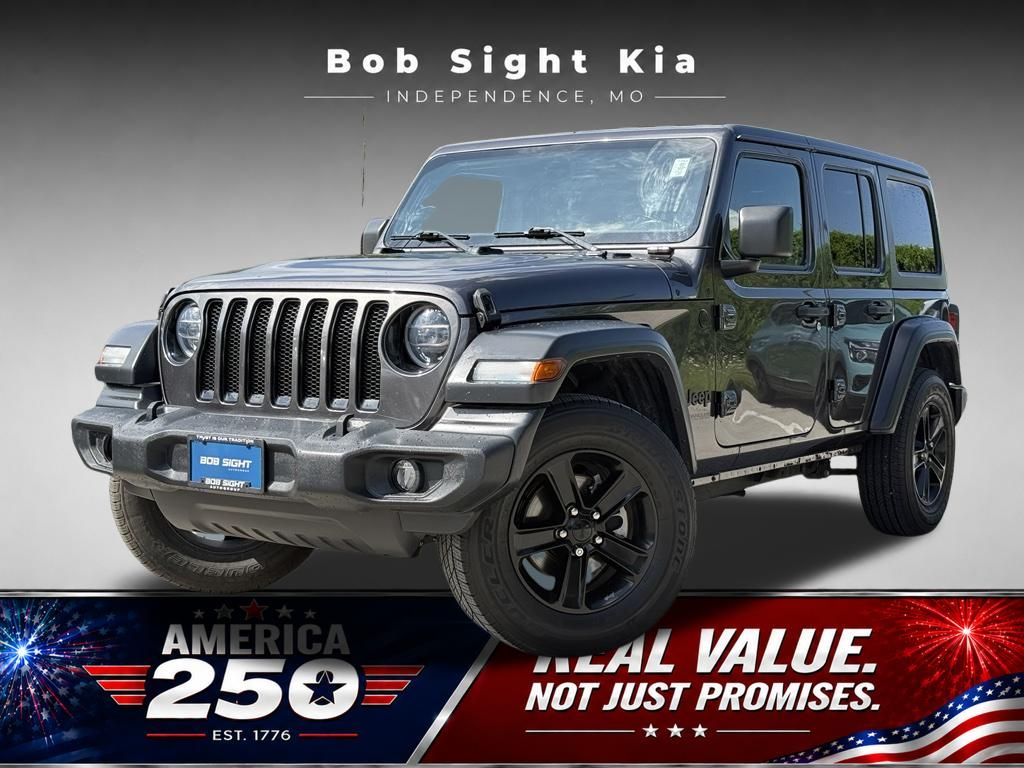 Gray (Granite Crystal Metallic Clearcoat) 2020 Jeep Wrangler SUV / Crossover  8-Speed Automatic