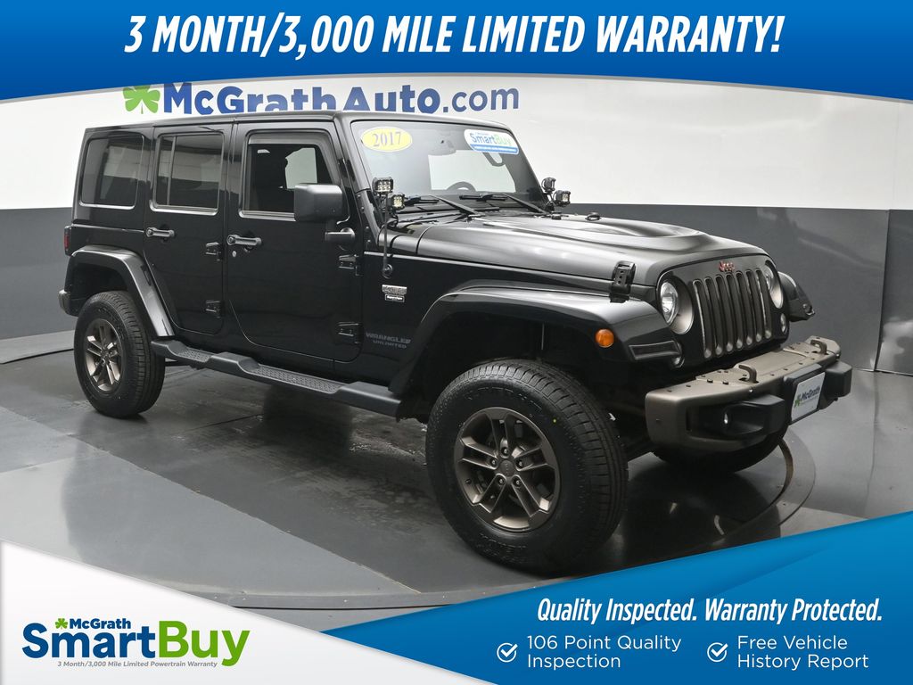 Black Clearcoat 2017 Jeep Wrangler SUV / Crossover Four-Wheel Drive 5-Speed Automatic