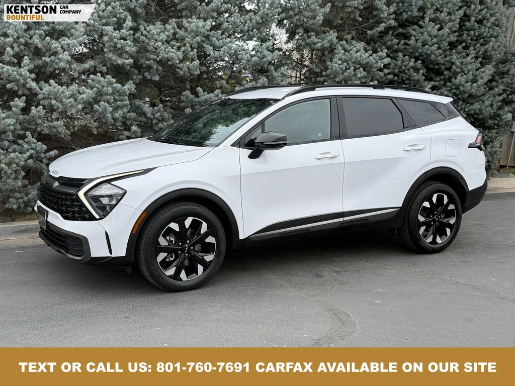 Glacial White Pearl 2023 Kia Sportage X-Line AWD SUV / Crossover All-Wheel Drive 8-Speed Automatic