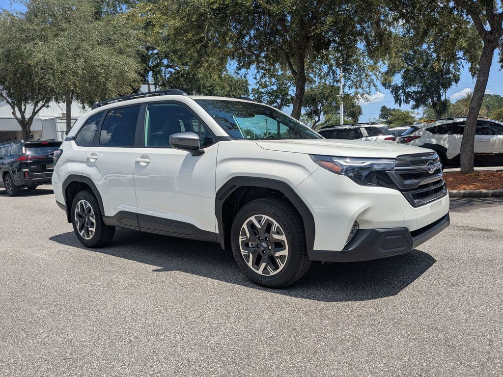 Crystal White Pearl 2026 Subaru Forester SUV / Crossover All-Wheel Drive Continuously Variable Transmission